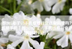 都2021年了，手机维修行业还有前景吗？维修手机「都2021年了，手机维修行业还有前景吗？」