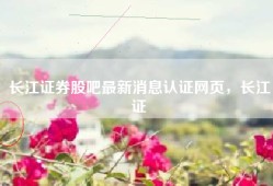 长江证券股吧最新消息认证网页，长江证劵