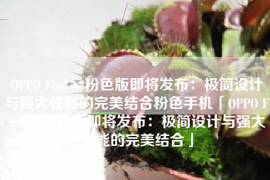 OPPO Find X8粉色版即将发布：极简设计与强大性能的完美结合粉色手机「OPPO Find X8粉色版即将发布：极简设计与强大性能的完美结合」